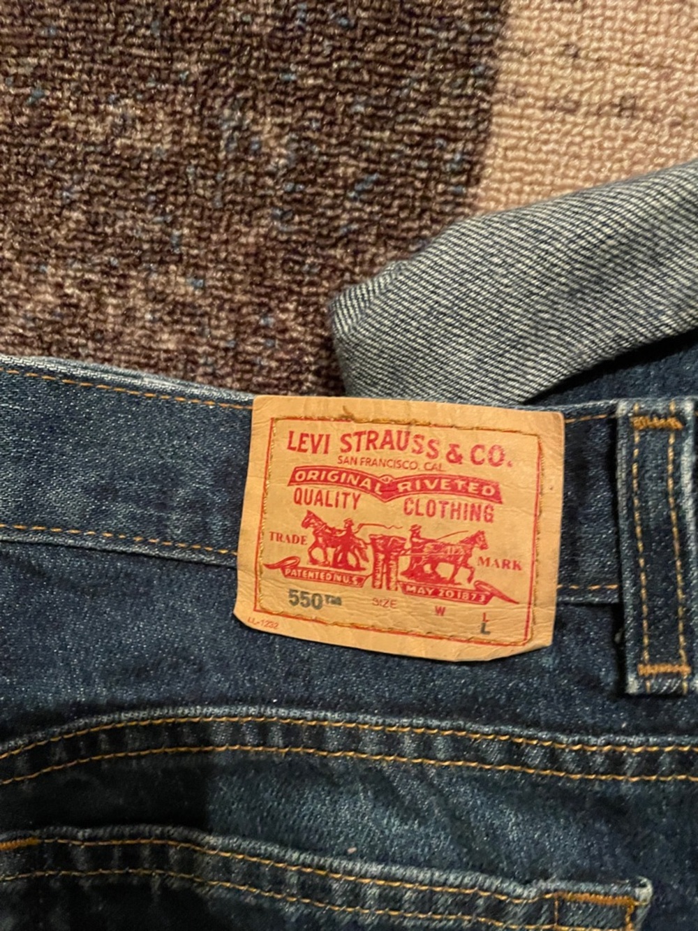 Levi's 550 Relaxed women’s Jeans - Indigo Blue
